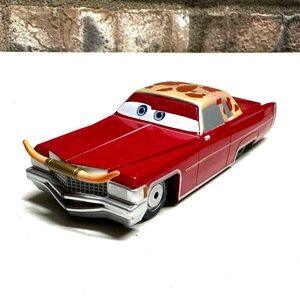 Disney Store - Cars - Dex Die-Cast Vehicle - Red Cadillac- Chaser Series